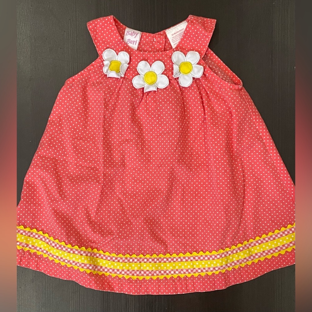 Baby Beri Floral Spring Dress *NWOT*. Sz 6-9 mo